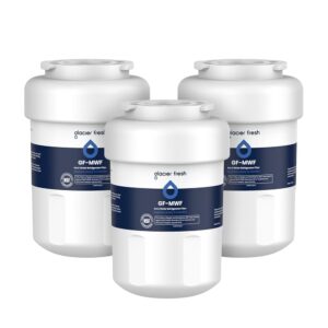 GLACIER FRESH Replacement for MWF Refrigerator Water Filters, SmartWater MWFP, MWFA, GWF, HDX FMG-1, WFC1201, RWF1060, 197D6321P006, Kenmore 9991, 3 Pack GLACIER FRESH Replacement for MWF Refrigerator Water Filters, SmartWater MWFP, MWFA, GWF, HDX FMG-1, WFC1201, RWF1060, 197D6321P006, Kenmore 9991, 3 Pack