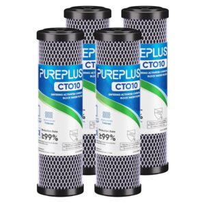 1 Micron 2.5" x 10" Whole House CTO Carbon Water Filter Cartridge Replacement for Under Sink Water Filter System, Dupont WFPFC8002, WFPFC9001, FXWTC, SCWH-5, WHEF-WHWC,... 1 Micron 2.5" x 10" Whole House CTO Carbon Water Filter Cartridge Replacement for Under Sink Water Filter System, Dupont WFPFC8002, WFPFC9001, FXWTC, SCWH-5, WHEF-WHWC,...