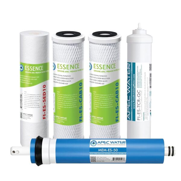 APEC ESSENCE Series 50 GPD Complete Replacement Filter For Undersink System(FILTER-MAX-ES50) APEC ESSENCE Series 50 GPD Complete Replacement Filter For Undersink System(FILTER-MAX-ES50)