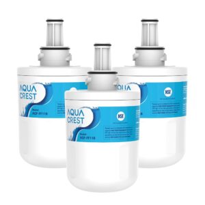 AQUA CREST DA29-00003G Refrigerator Water Filter, Replacement for Samsung DA29-00003G, DA29-00003B, DA29-00003A, Aqua-Pure Plus, HAFCU1, RFG237AARS, RS22HDHPNSR, RSG257AARS,... AQUA CREST DA29-00003G Refrigerator Water Filter, Replacement for Samsung DA29-00003G, DA29-00003B, DA29-00003A, Aqua-Pure Plus, HAFCU1, RFG237AARS, RS22HDHPNSR, RSG257AARS,...