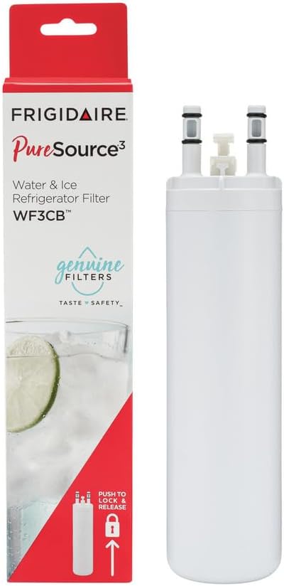 Frigidaire WF3CB Puresource3 Refrigerator Water Filter, White, 1 Count (Pack of 1) Frigidaire WF3CB Puresource3 Refrigerator Water Filter, White, 1 Count (Pack of 1)