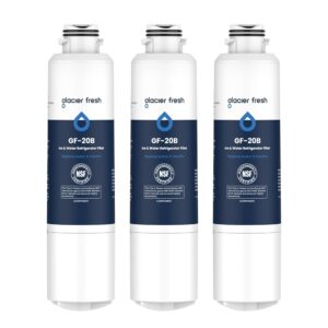 GLACIER FRESH Compatible with Samsung DA29-00020B Refrigerator Water Filter, DA29-00020A/B, DA29-00020B-1, HAF-CIN/EXP, 46-9101, RF4267HARS For French Door Fridge Kitchen (3 PACK) GLACIER FRESH Compatible with Samsung DA29-00020B Refrigerator Water Filter, DA29-00020A/B, DA29-00020B-1, HAF-CIN/EXP, 46-9101, RF4267HARS For French Door Fridge Kitchen (3 PACK)