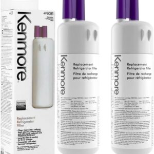Kenmore Refrigerator Replacement 1, ,9930,9081 Water Filter, White, (2 PACKS) Kenmore Refrigerator Replacement 1, ,9930,9081 Water Filter, White, (2 PACKS)