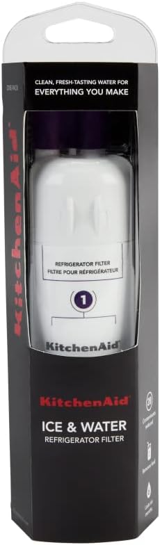 KitchenAid Refrigerator Ice and Water Filter 1 - KAD1RXD1, Single-Pack, Purple KitchenAid Refrigerator Ice and Water Filter 1 - KAD1RXD1, Single-Pack, Purple