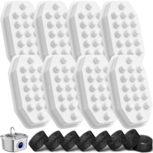 Official 8 Pack Cat Water Fountain Replacement Filters & Pre-Filter Sponges for 108oz/3.2 Stainless Steel Pet Water Fountain Official 8 Pack Cat Water Fountain Replacement Filters & Pre-Filter Sponges for 108oz/3.2 Stainless Steel Pet Water Fountain