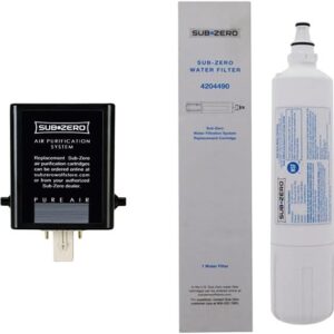 Sub-Zero Refrigerator Replacement Water and Air Filter Combo Pack 4204490 7007067 Sub-Zero Refrigerator Replacement Water and Air Filter Combo Pack 4204490 7007067