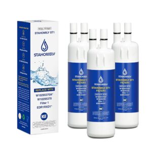 W10295370A water filter replacement for Whirlpool EDR1RXD1, Everydrop Filter 1, W10295370, WHR1RXD1, KAD1RXD1, P4RFWB, P8RFWB2L, Compatible with Kenmore 46-9930, 46-9081,Pack of 3 W10295370A water filter replacement for Whirlpool EDR1RXD1, Everydrop Filter 1, W10295370, WHR1RXD1, KAD1RXD1, P4RFWB, P8RFWB2L, Compatible with Kenmore 46-9930, 46-9081,Pack of 3