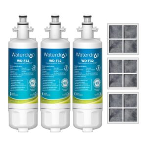 Waterdrop ADQ36006101 Replacement for LG® LT700P® Refrigerator Water Filter, Kenmore® 9690, 469690, ADQ36006102, LFXS30766S, RFC1200A, FML-3 and LT120F® Fresh Air Filter, 3 Combo Waterdrop ADQ36006101 Replacement for LG® LT700P® Refrigerator Water Filter, Kenmore® 9690, 469690, ADQ36006102, LFXS30766S, RFC1200A, FML-3 and LT120F® Fresh Air Filter, 3 Combo