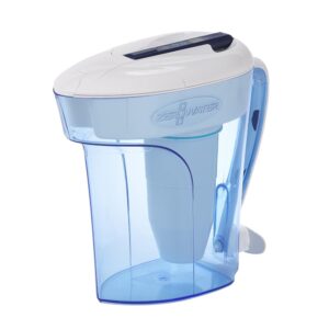 ZeroWater 12-Cup Ready-Pour 5-Stage Water Filter Pitcher Dispenser with 5-Stage 0 TDS Zero Water Filter – IAPMO Certified to Reduce Metals, Chlorine, Lead, Chromium, and Forever... ZeroWater 12-Cup Ready-Pour 5-Stage Water Filter Pitcher Dispenser with 5-Stage 0 TDS Zero Water Filter – IAPMO Certified to Reduce Metals, Chlorine, Lead, Chromium, and Forever...